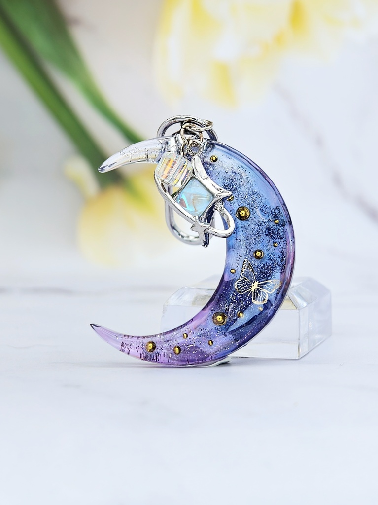 宇宙を閉じ込めたキーホルダー&バッグチャーム