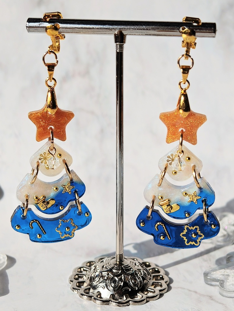 シーズナル ツリーイヤリング