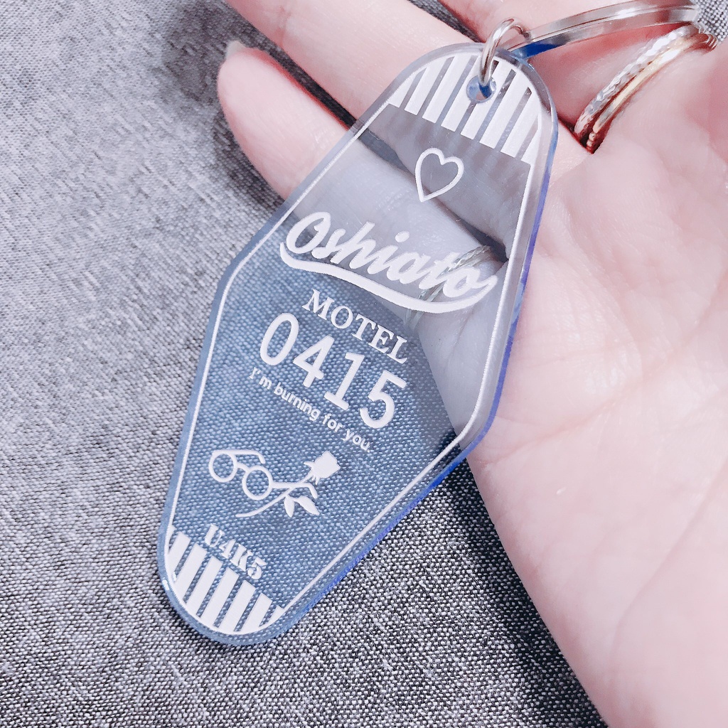 忍跡モーテルアクリルキーホルダー