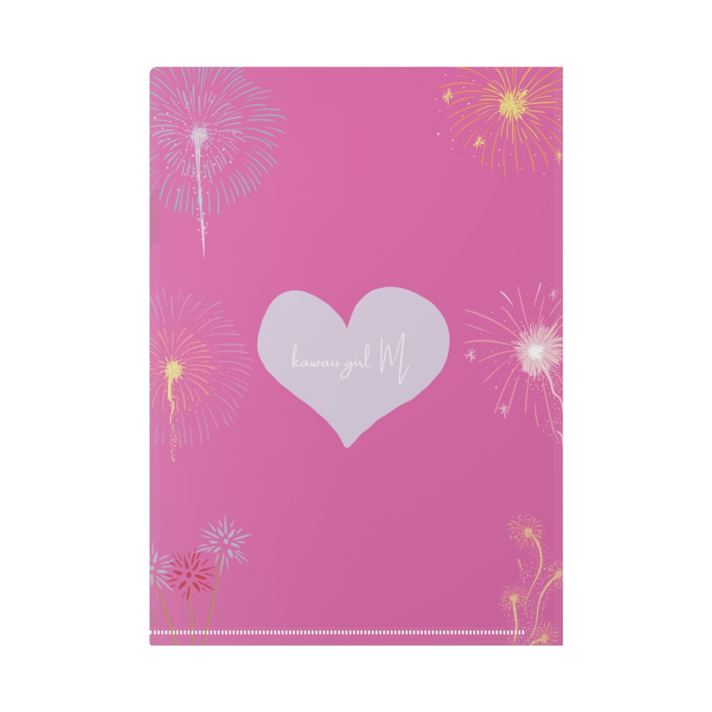 【クリアファイルA4】kawaii girl M♡スイカ