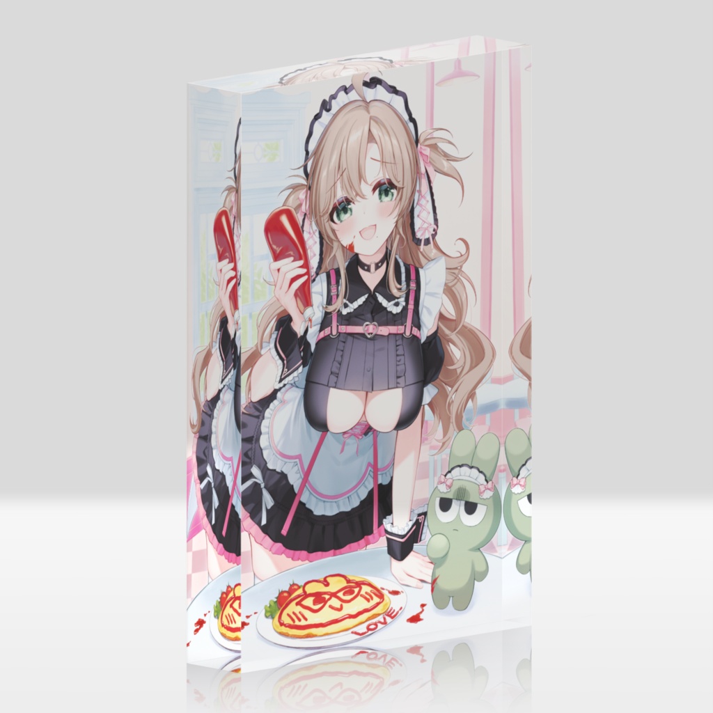 メイドキービジュアクリルブロック