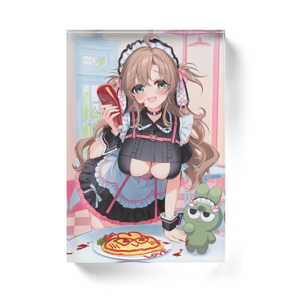 メイドキービジュアクリルブロック