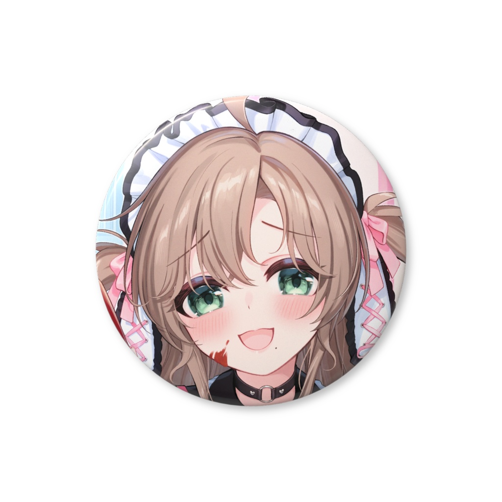 メイド川缶バッジ