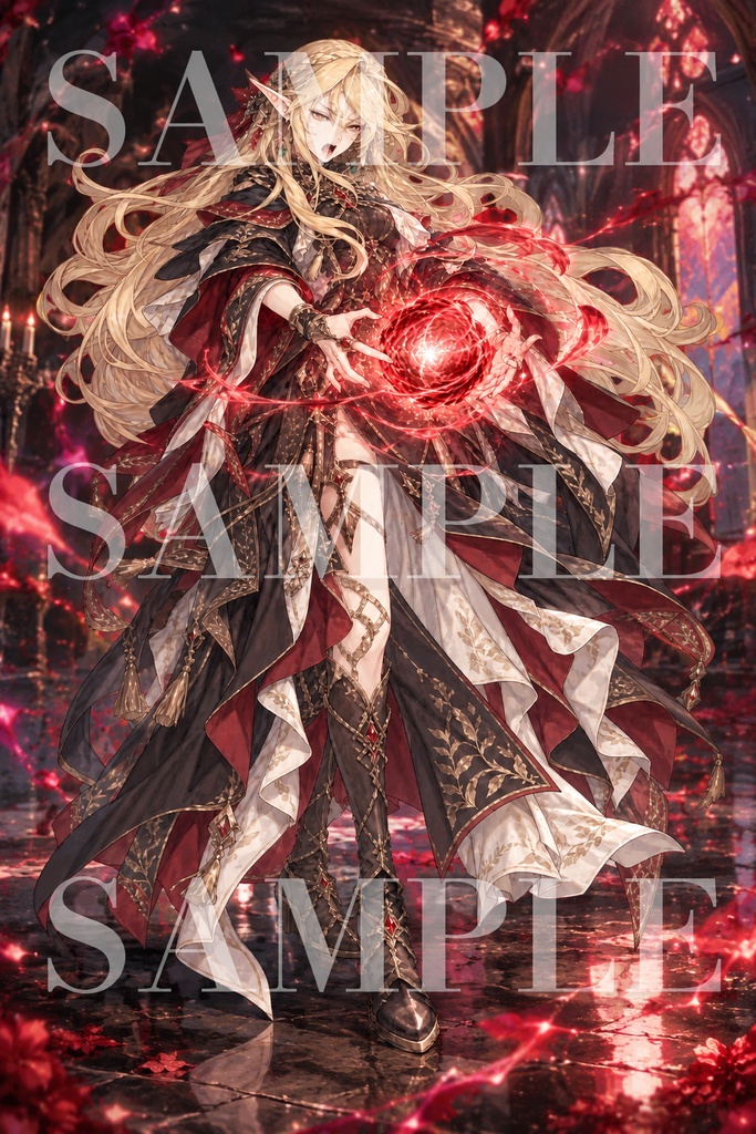 ソ―ドワールド　SW2.5　紅き魔法球を操るエルフ魔導士　ソーサラー