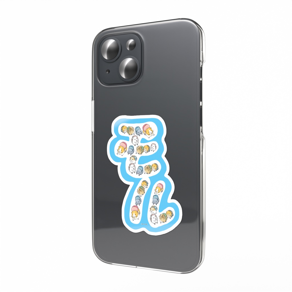 モル文字ステッカー