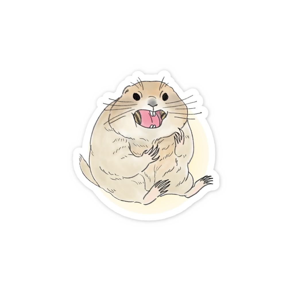 スーちゃんほおばり　ステッカー