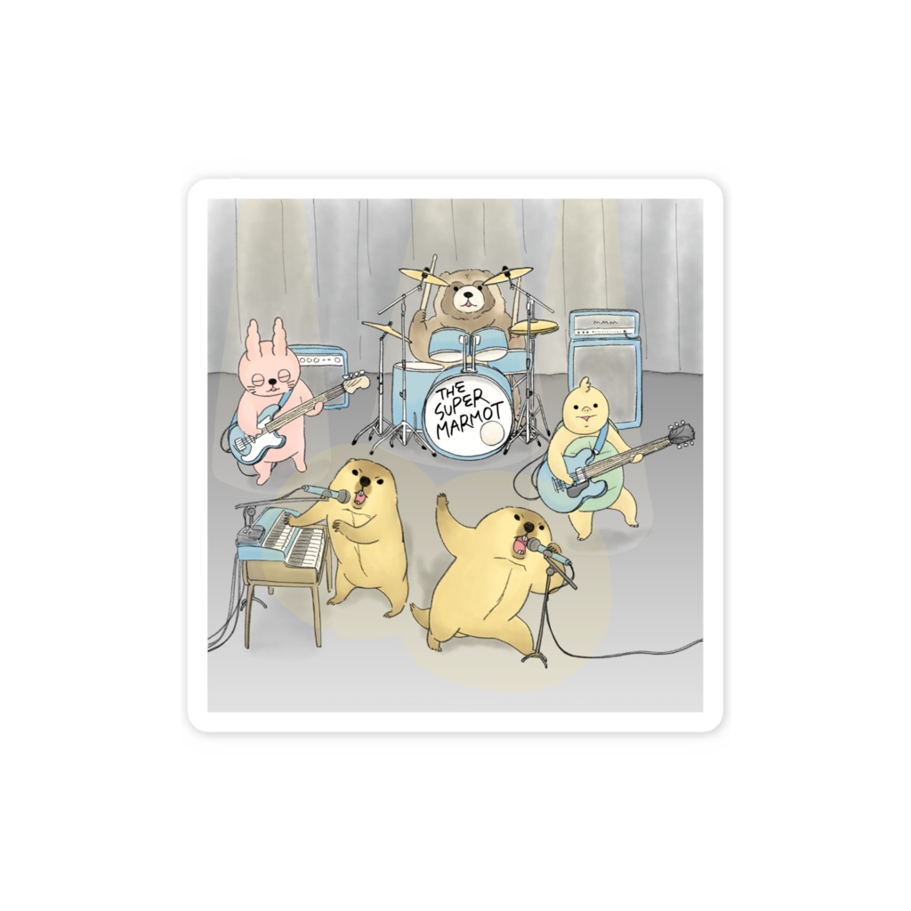 THE SUPER MARMOT ステッカー