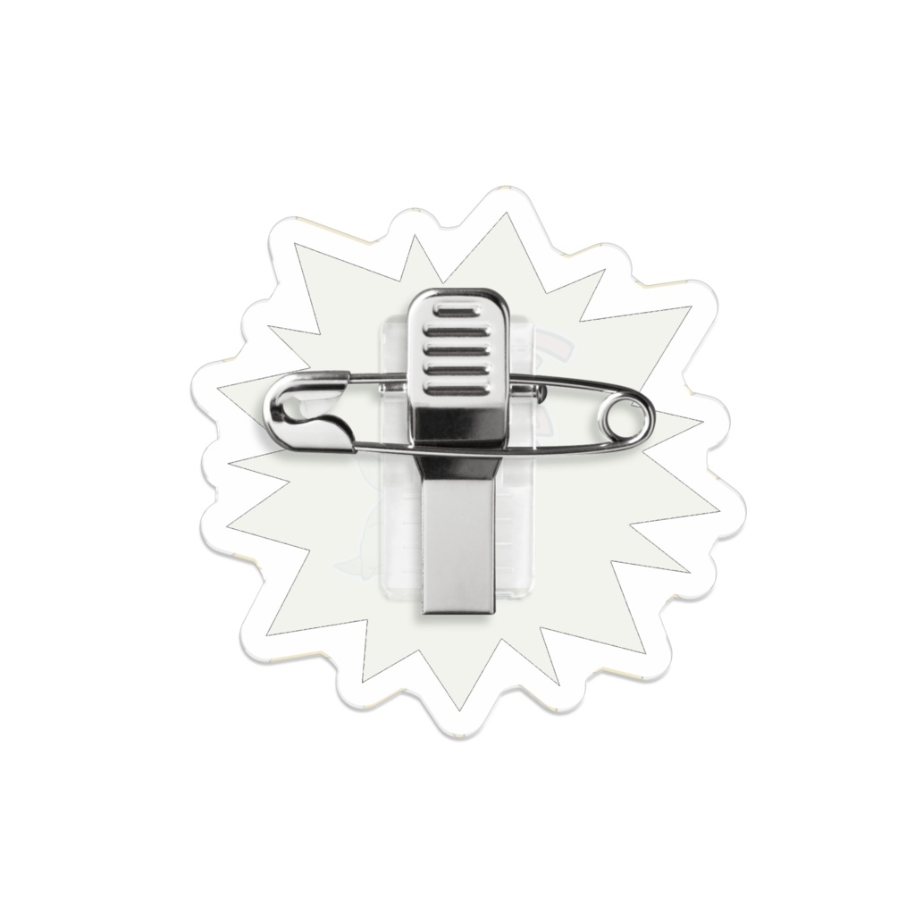 ロックンロールマーモット アクリルバッジ