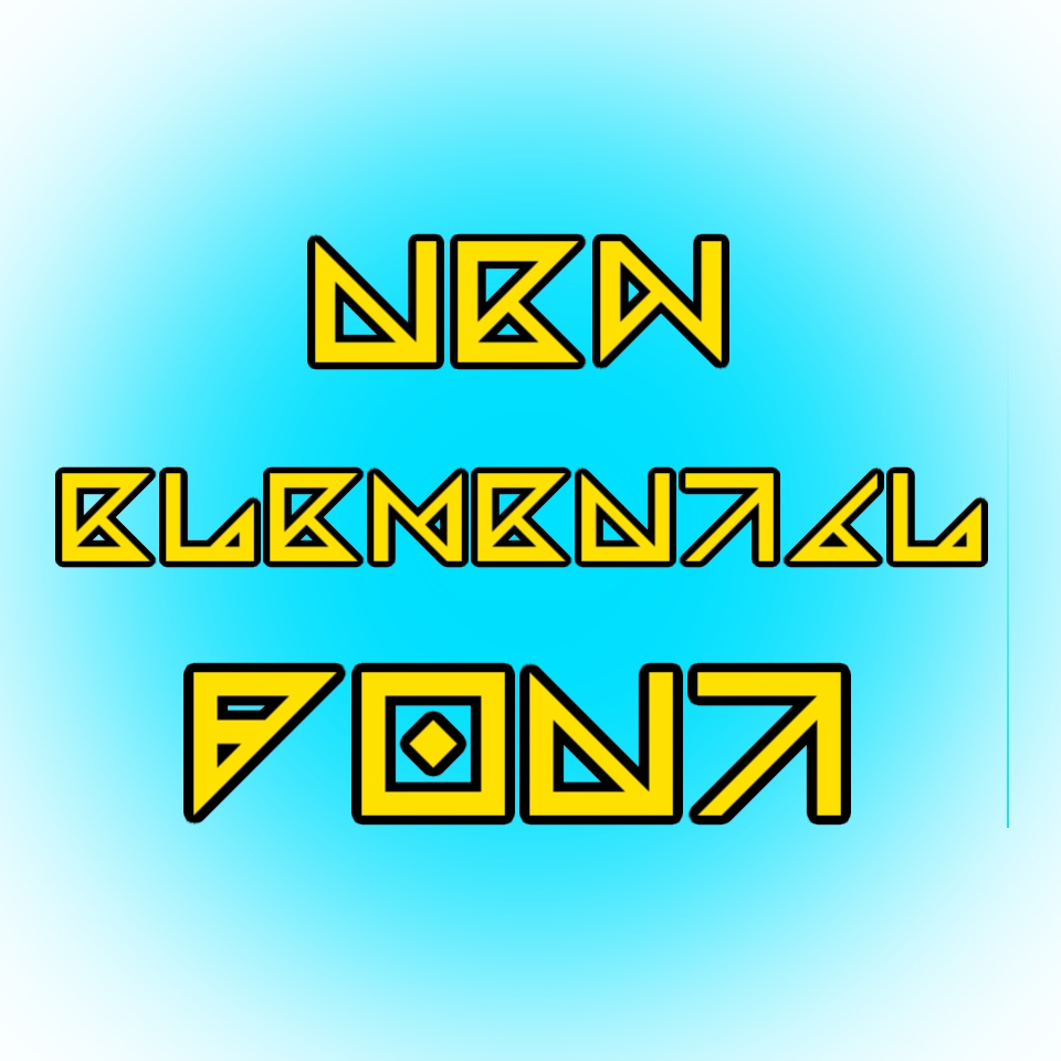 【フリーフォント】New-Elemental-Font