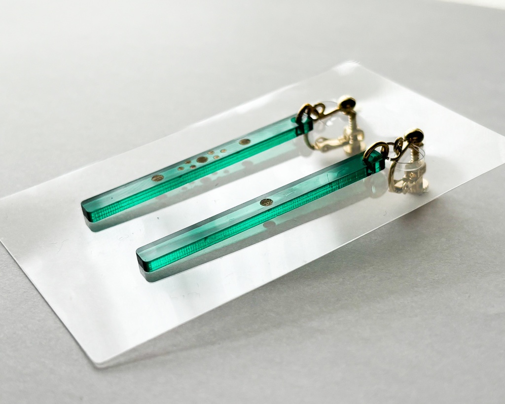 点棒イヤリング/ピアス