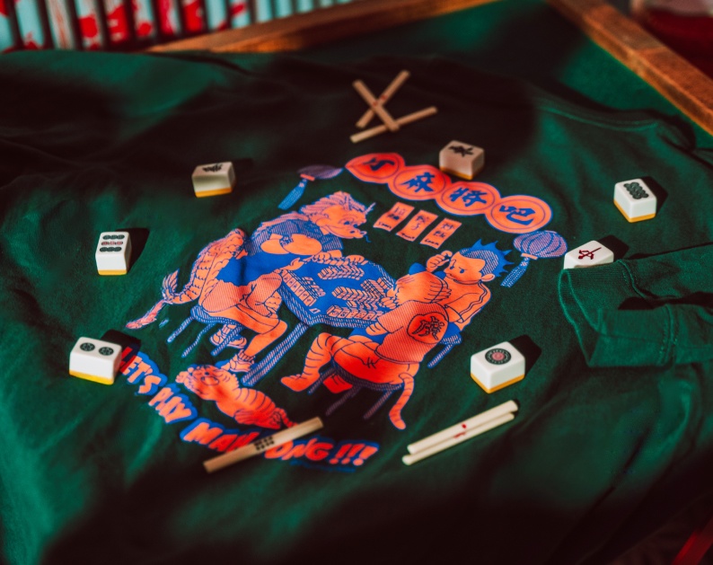 麻雀やろうぜ!ロンT