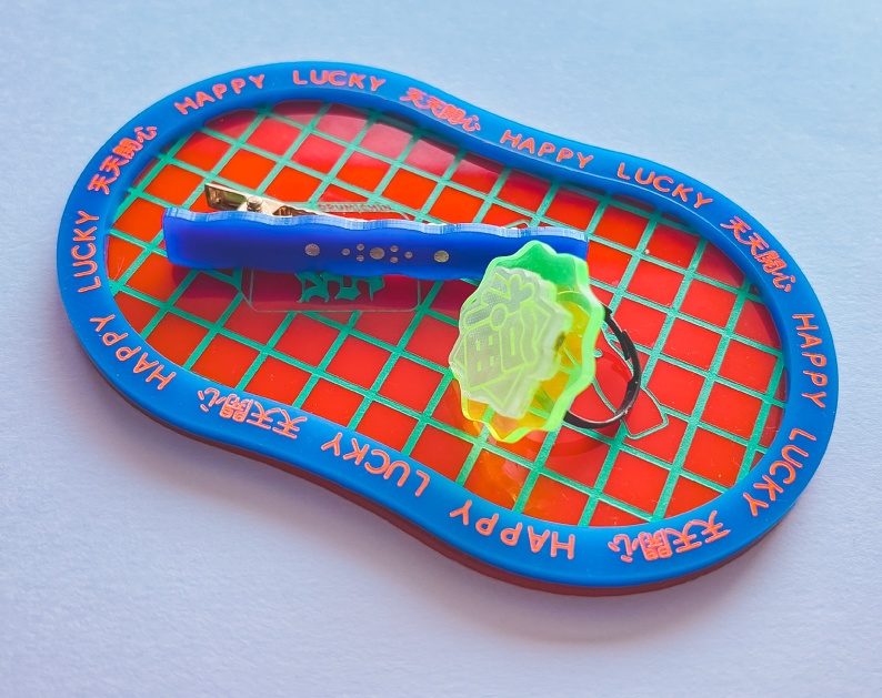 天天開心アクリルトレー