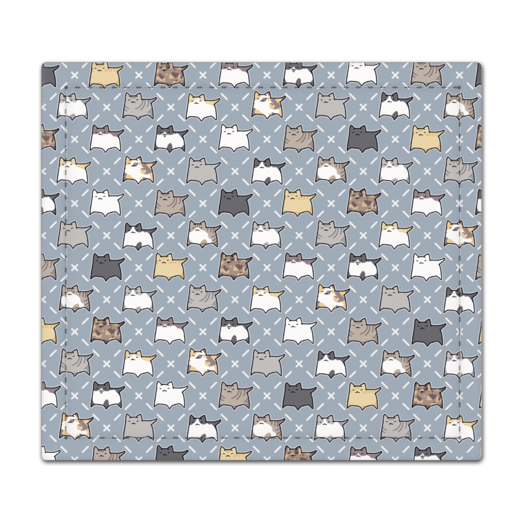 ねこわらわら捺印マット【PixivFACTORY】