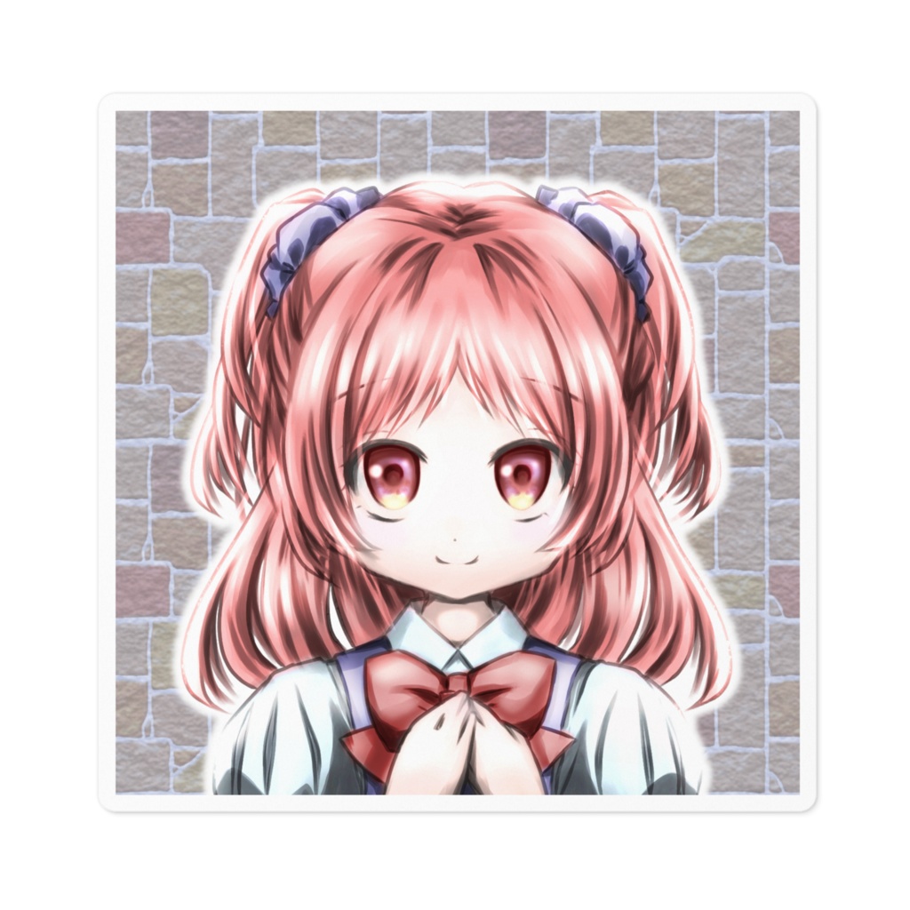 オリジナルステッカー 少女