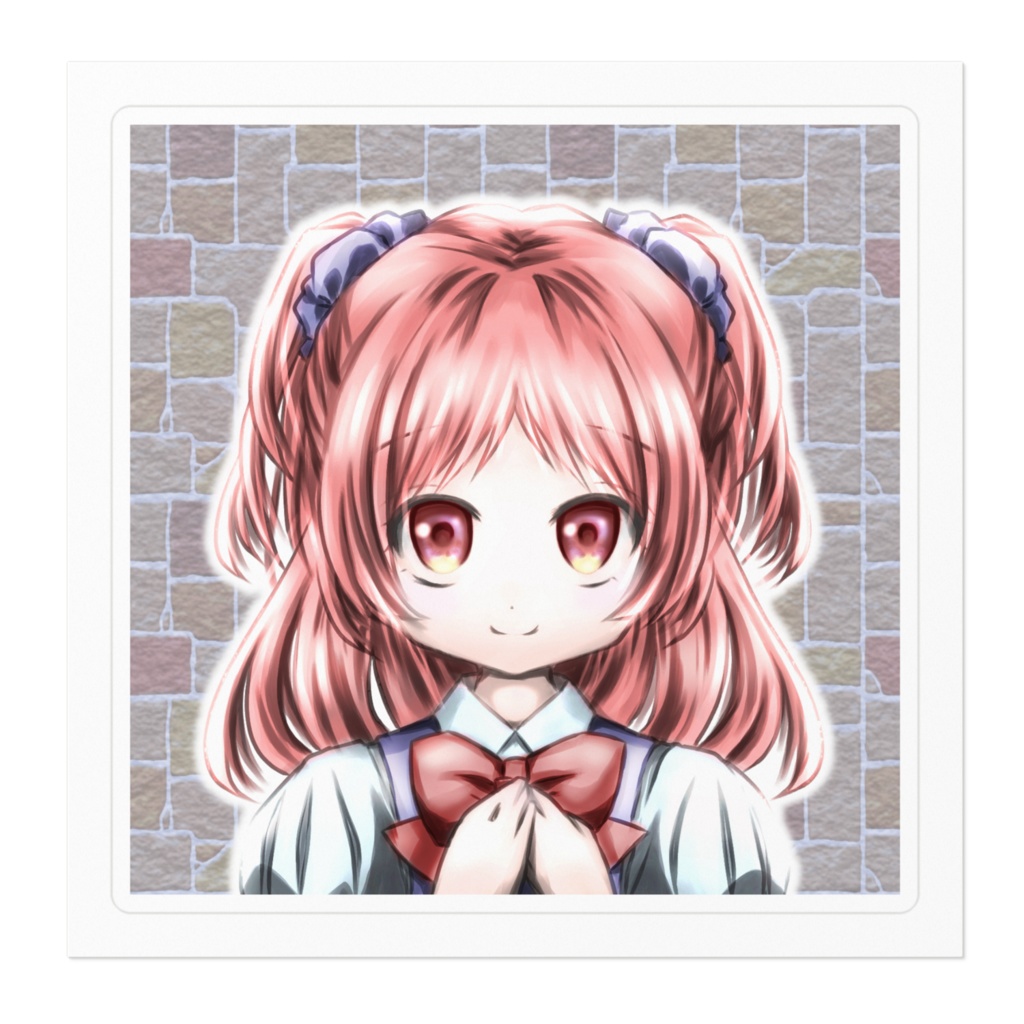 オリジナルステッカー 少女