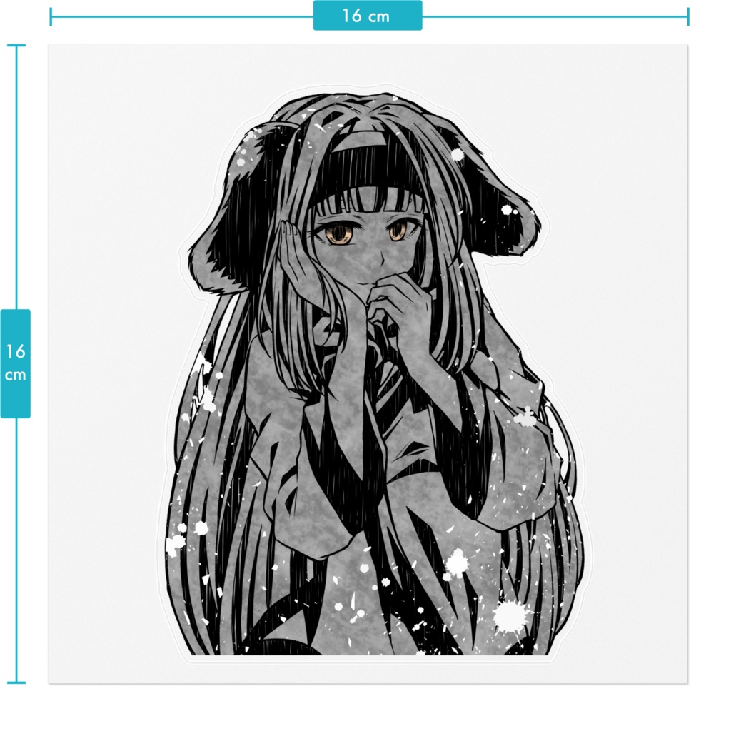 ワンコ 等身大ステッカー