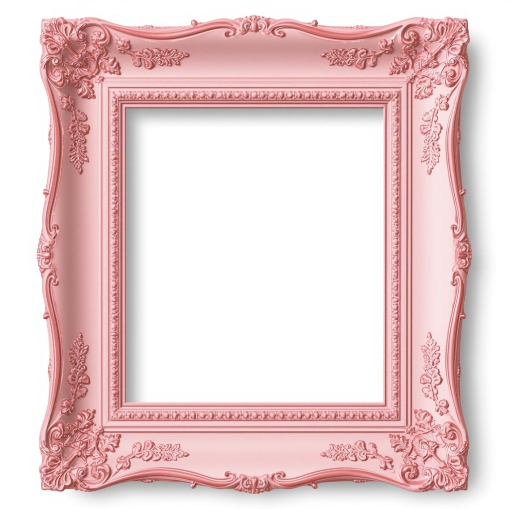 北欧ピンク・ヴィンテージ水彩クリップアートセット(北欧風PNG10点)