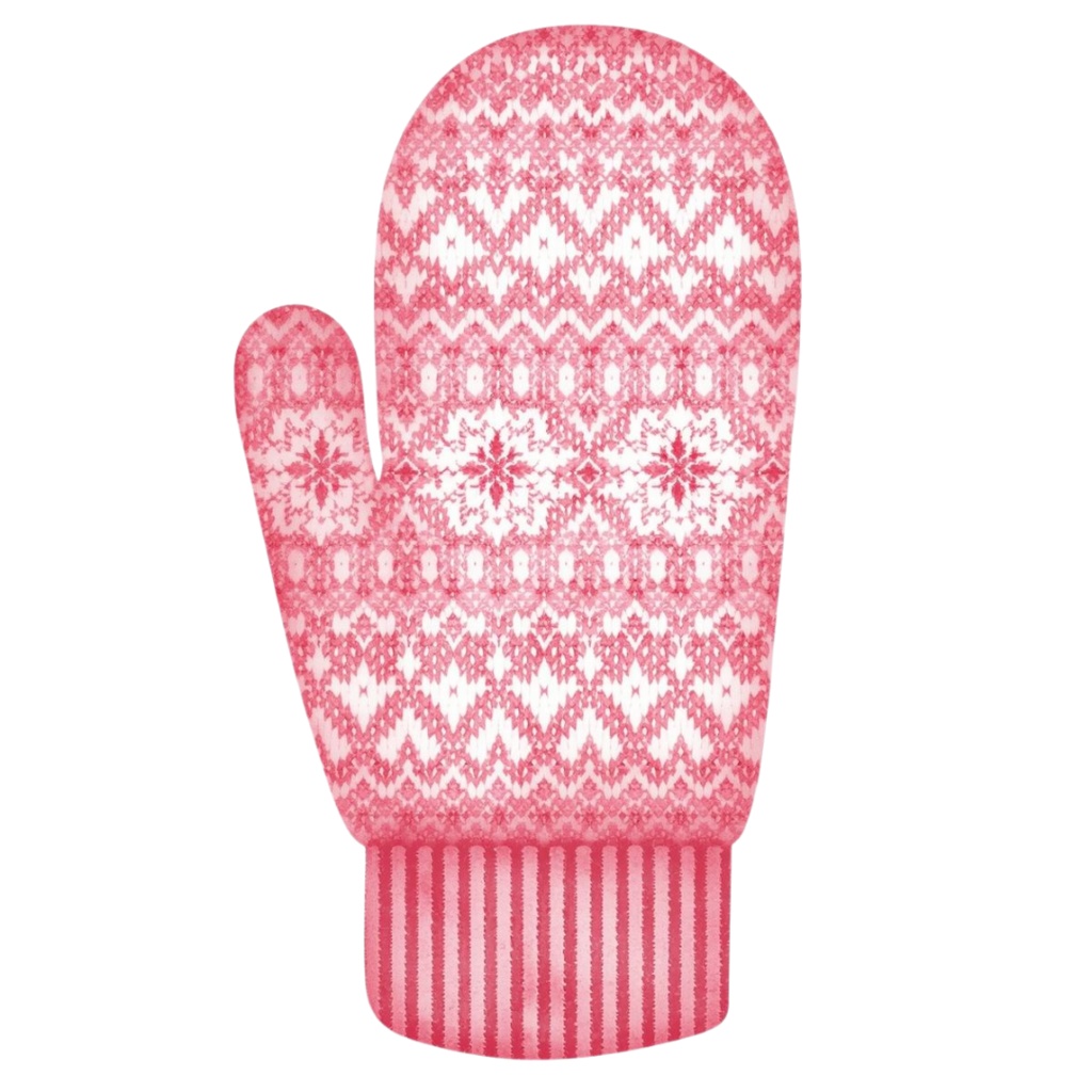 北欧ピンク・ヴィンテージ水彩クリップアートセット(北欧風PNG10点)