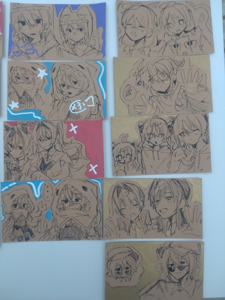 ランダム原画 メッセージカード