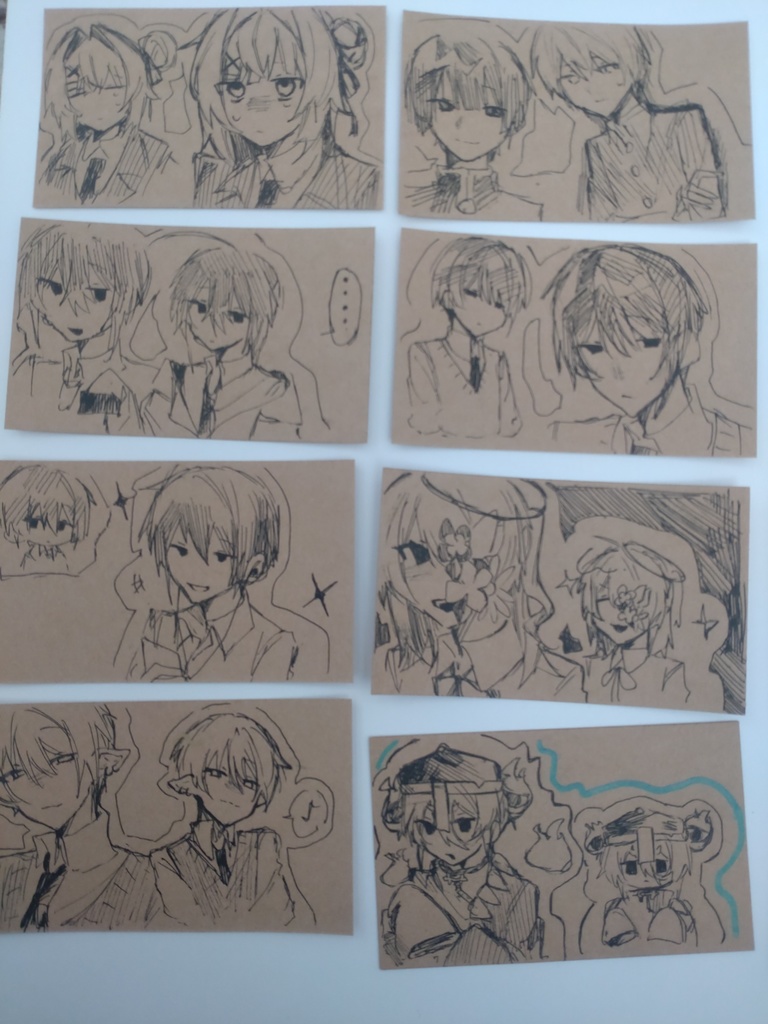 ランダム原画 メッセージカード