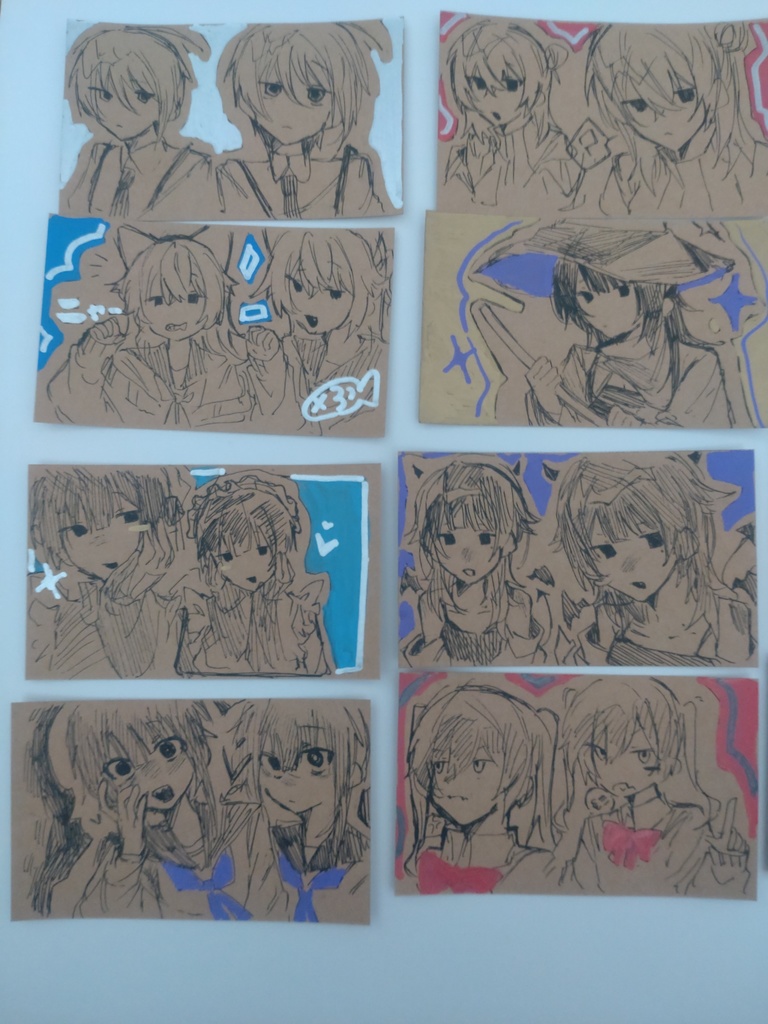 ランダム原画 メッセージカード