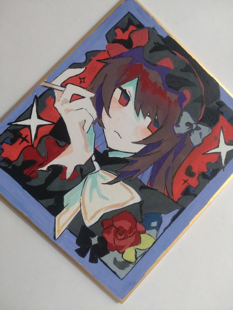 原画ミニ色紙