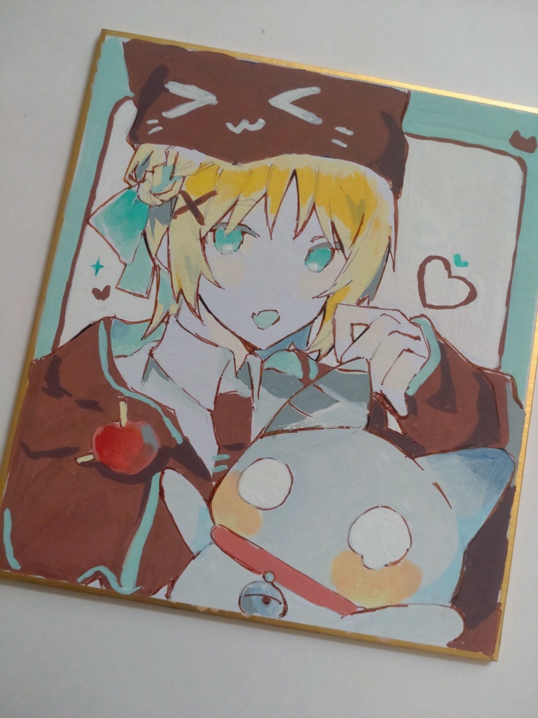 原画ミニ色紙