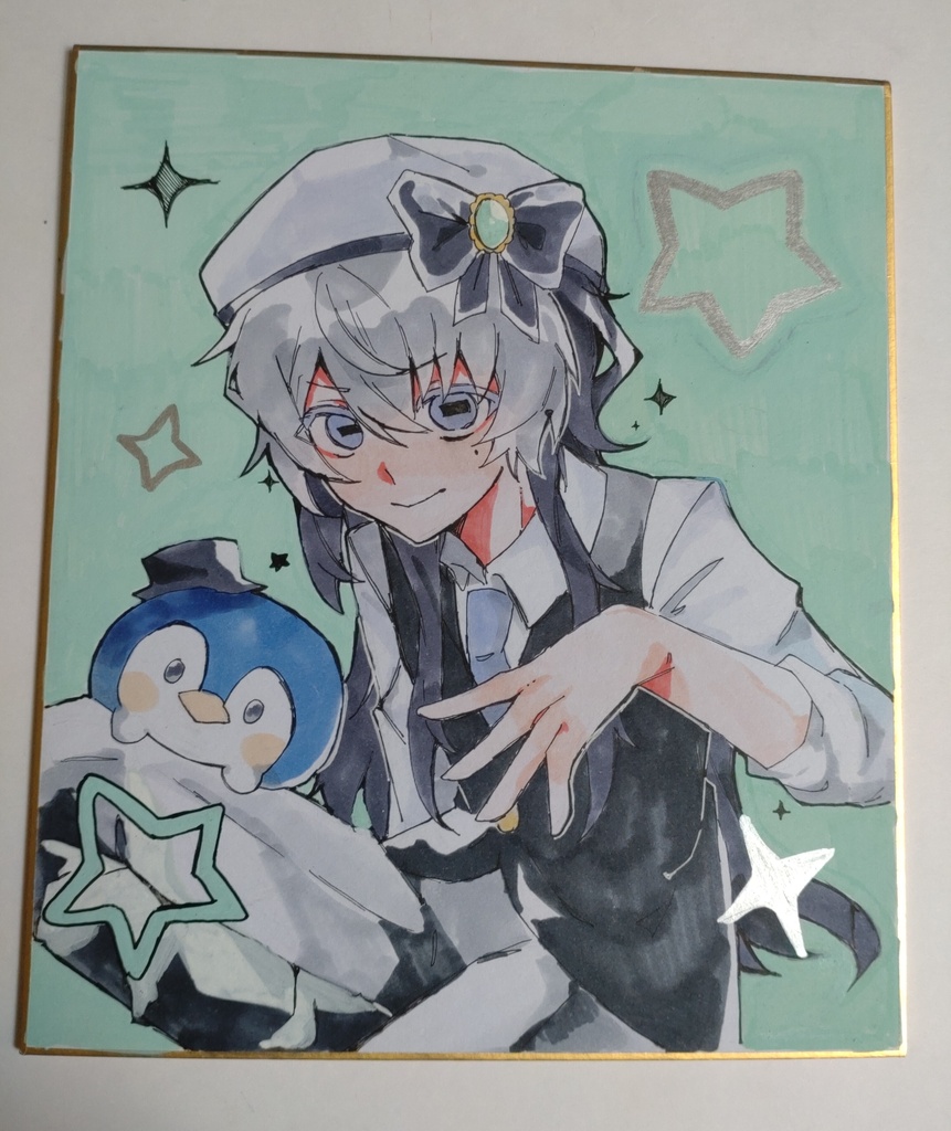 中色紙 原画