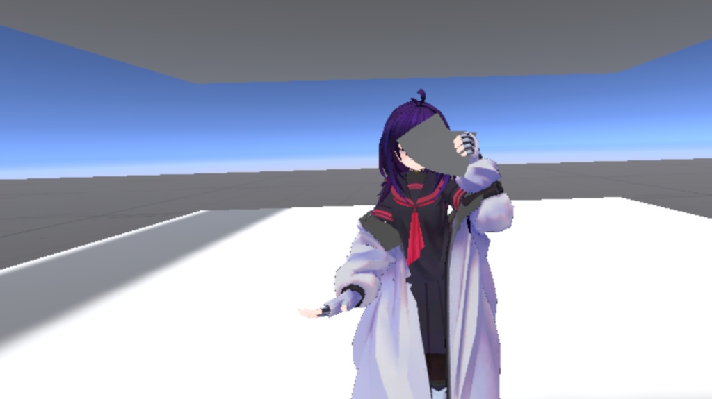 顔隠す紙(頑張れば全アバター対応可能)