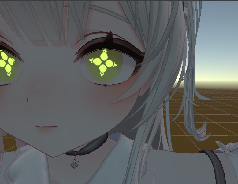 【無料あり】【4アバター対応】シンプルフラワーアイ