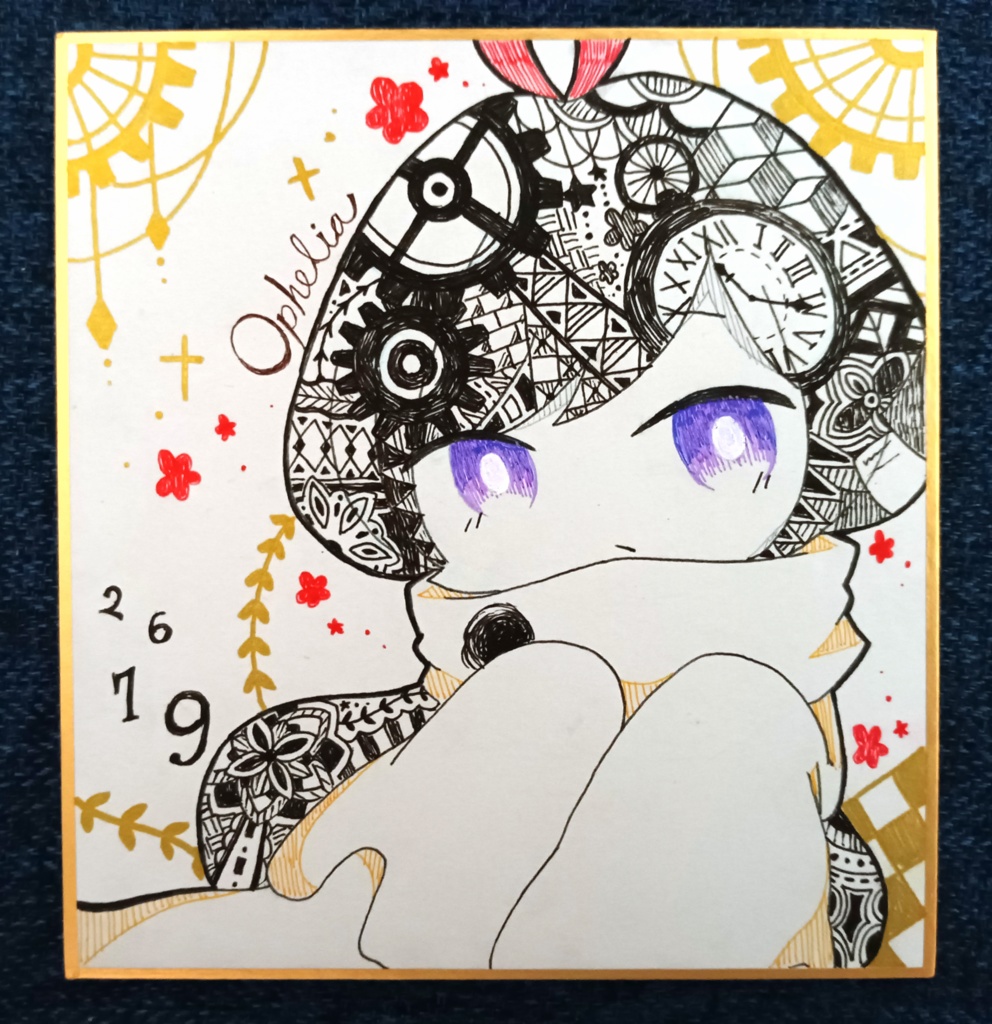 【色紙原画】オフィーリア