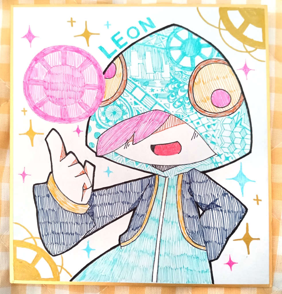 【色紙原画】レオン