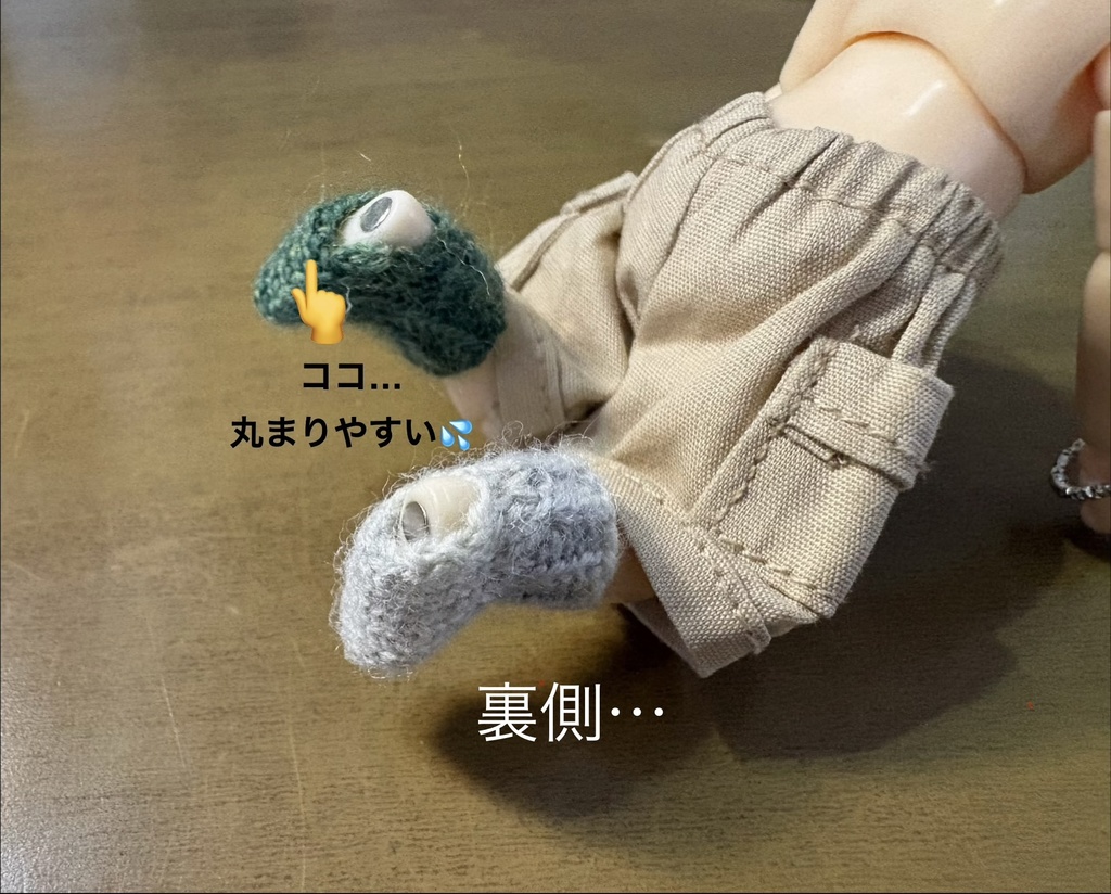 かかと無し靴下