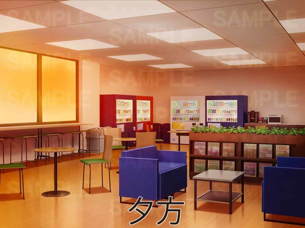 【背景素材】 「休憩室」