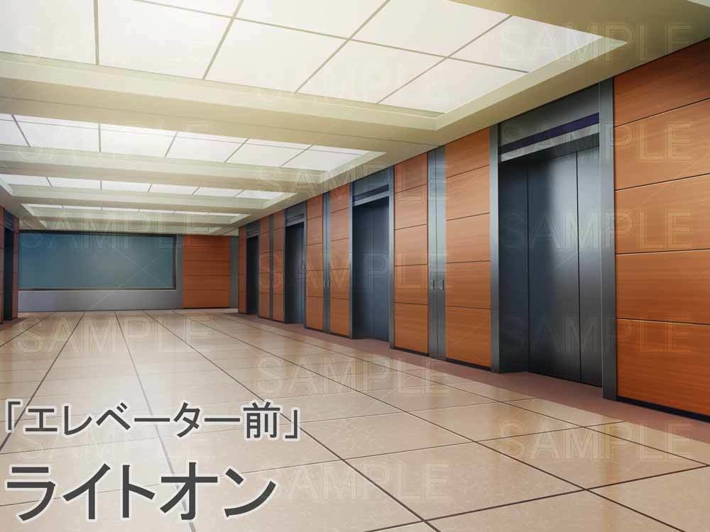 【背景素材】 「エレベーター前」