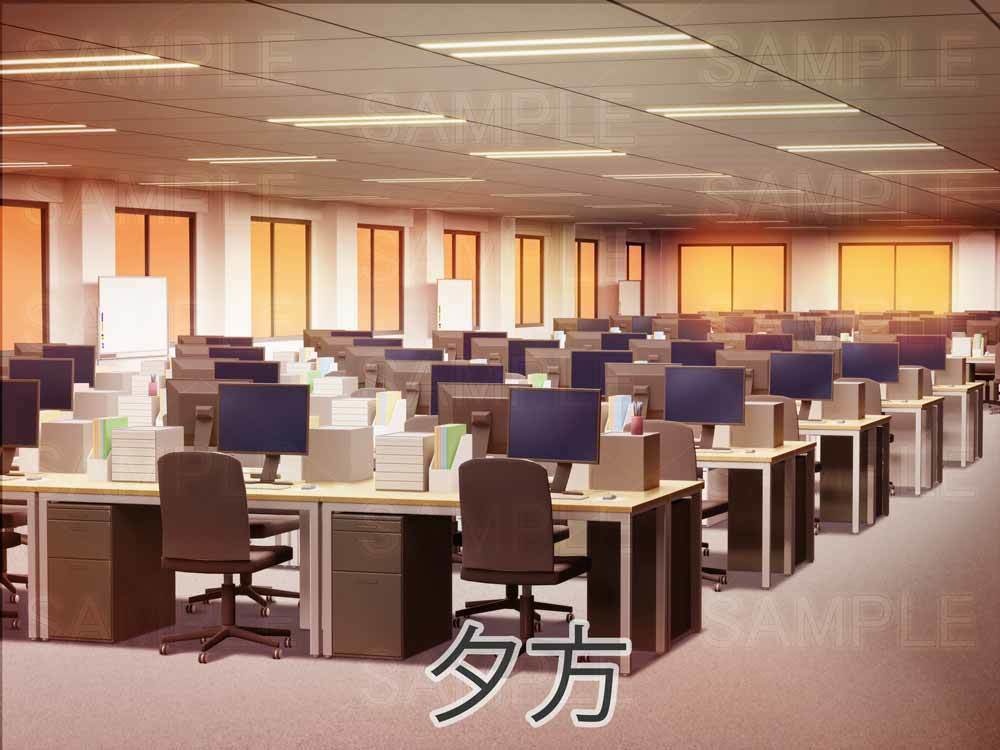 【背景素材】 「オフィスフロア」
