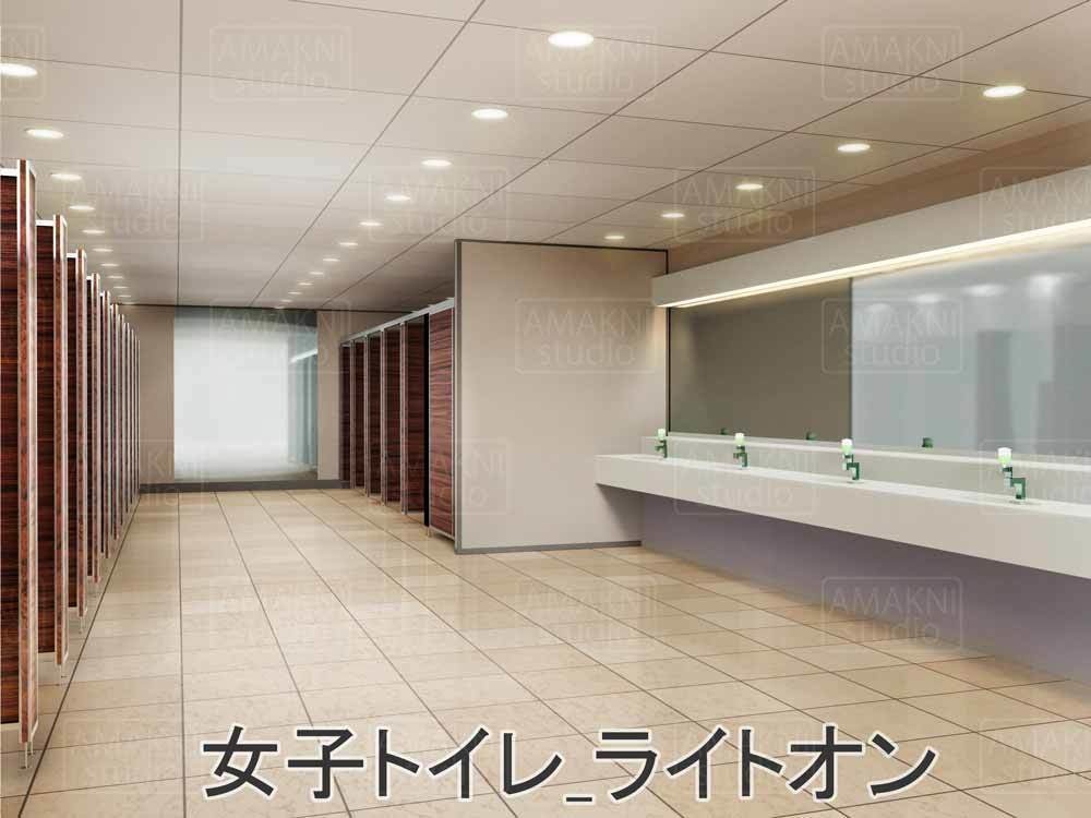 【背景素材】「オフィスのトイレ」