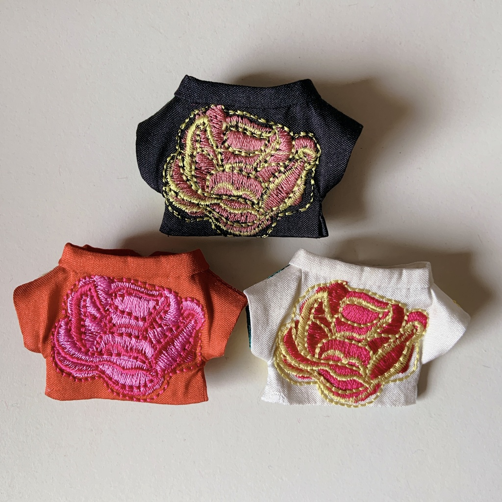 刺繍チャイナセット(10センチ用)