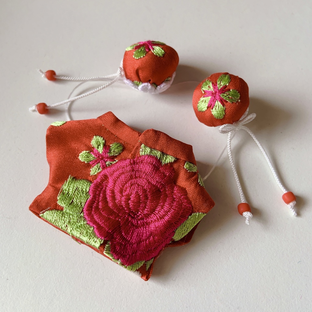 刺繍チャイナセット(10センチ用)