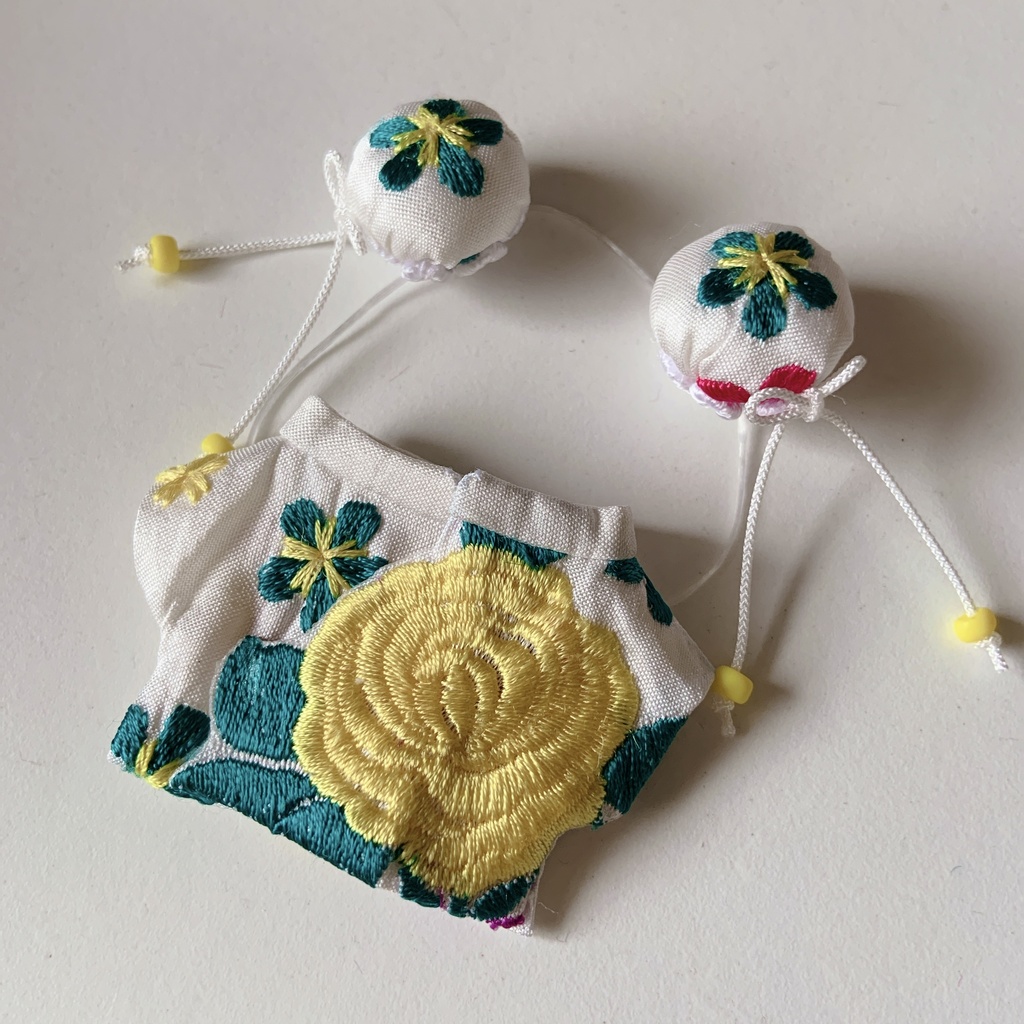 刺繍チャイナセット(10センチ用)