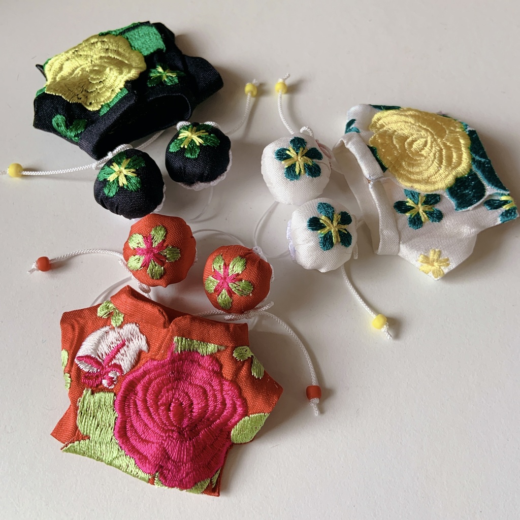 刺繍チャイナセット（10センチ用）