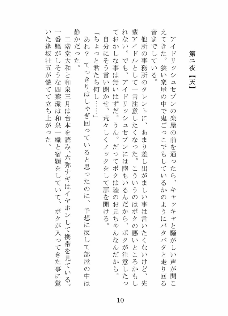小説『陸、バイバイして。』