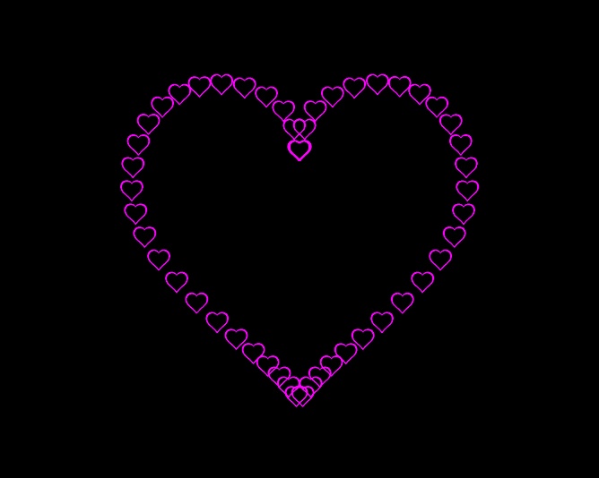 おめめハートパーティクル