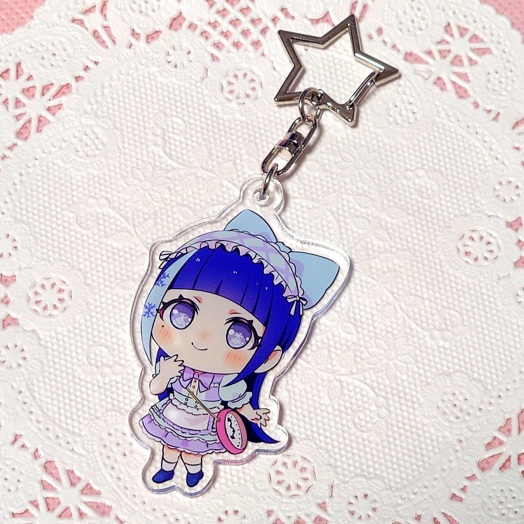 【※完売】一日店長イベント記念　アクリルキーホルダー【汐見雪菜】