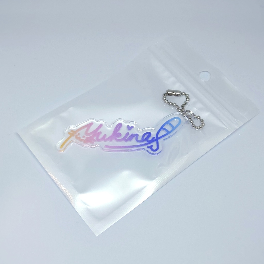 サインアクリルキーホルダー【汐見雪菜】