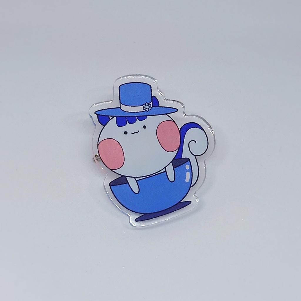 ユキりす アクリルバッジ【汐見雪菜】