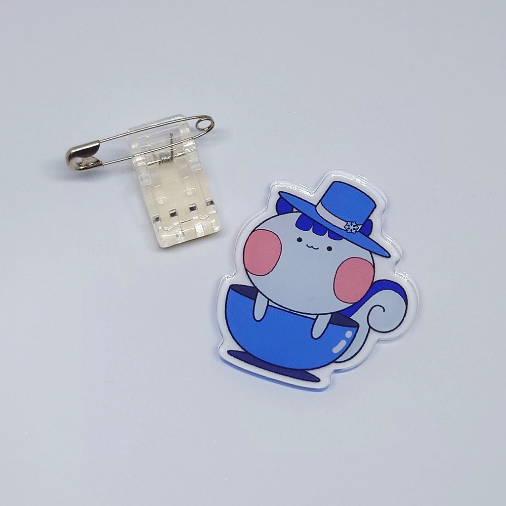 ユキりす アクリルバッジ【汐見雪菜】