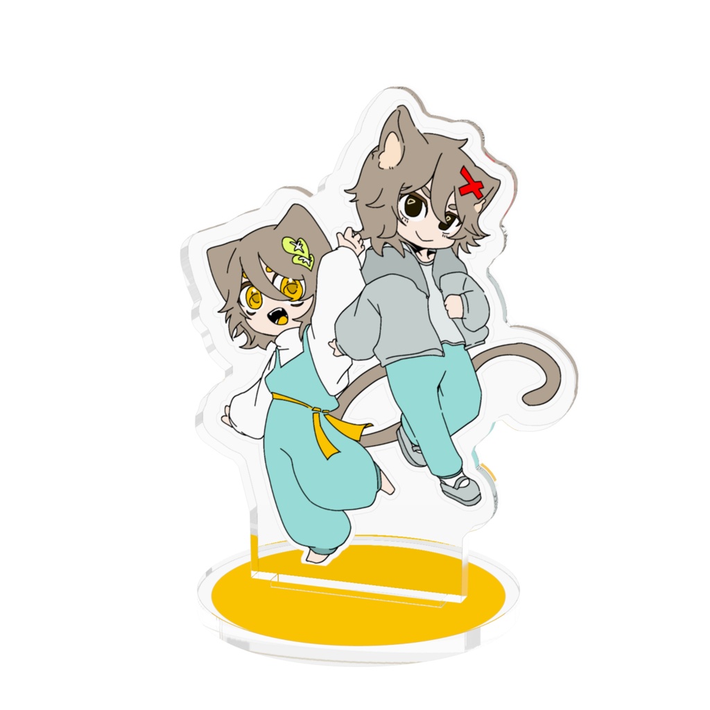 芋とはっぴーのアクスタ