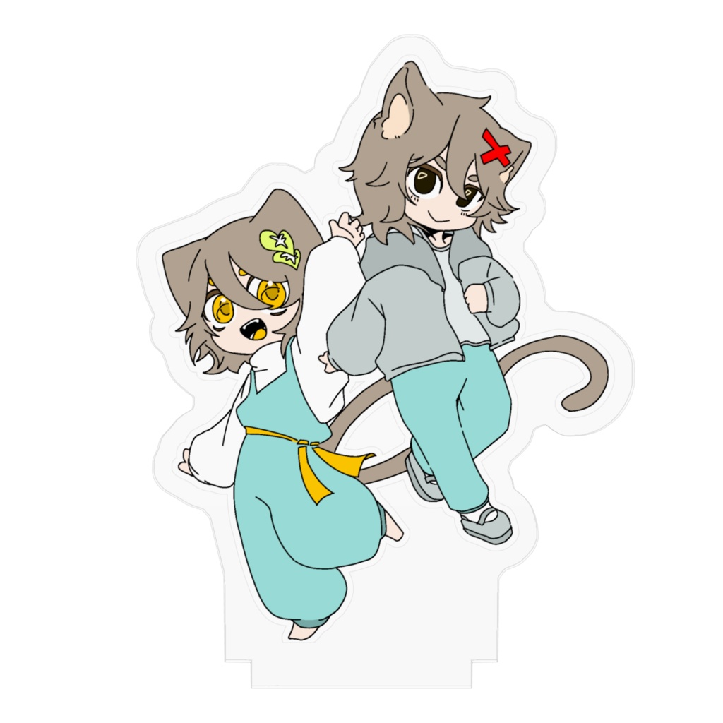 芋とはっぴーのアクスタ