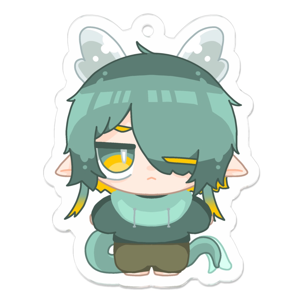 もちもち翠玉キーホルダー